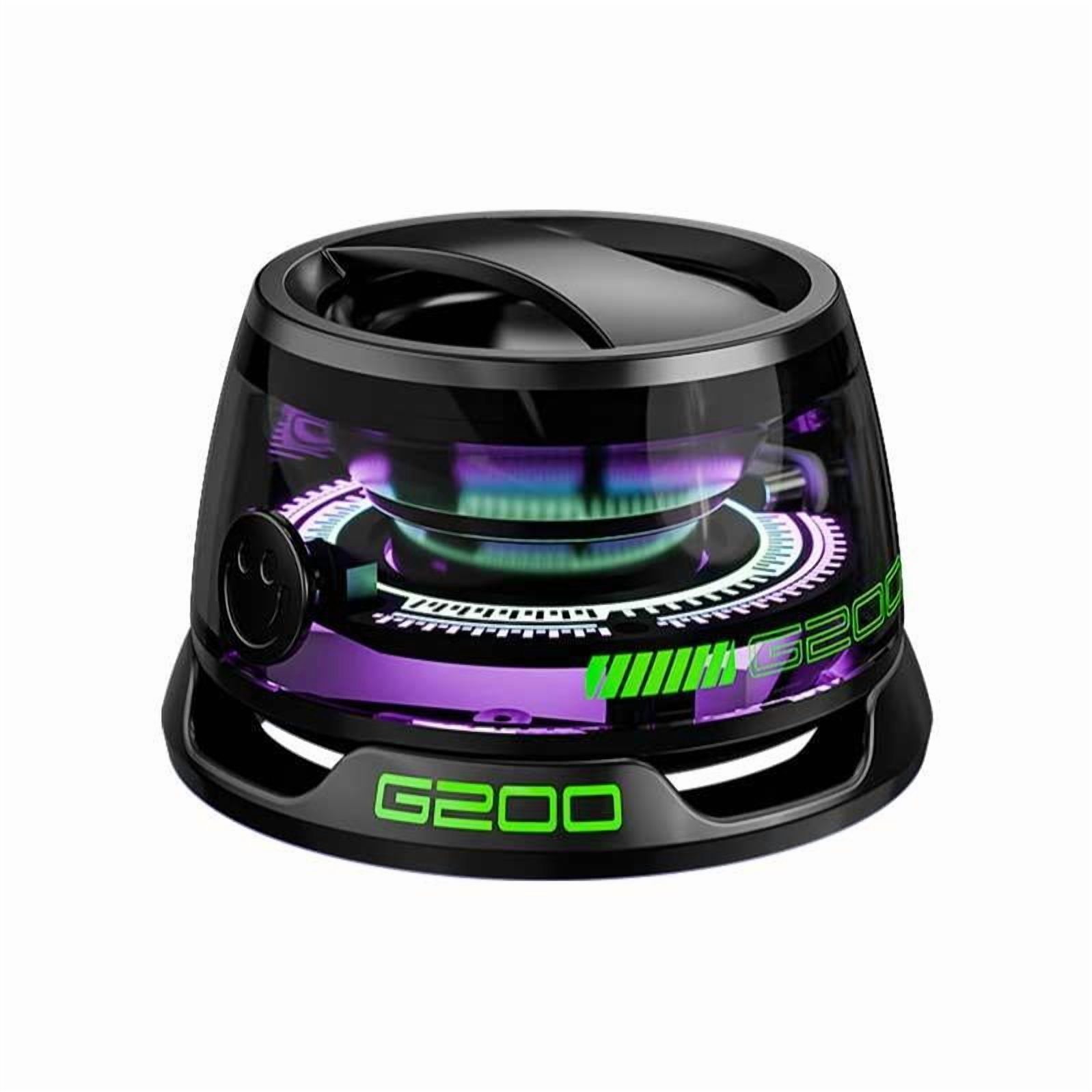 circuiliving G200 Magnetic Bluetooth Speaker w/ Phone Stand - 5W Portable Mini Speaker for iPhone, Kitchen, Bike, Golf Cart | 5H Playtime \u0026 RGB Lights Audio Smartphone speaker bluetooth